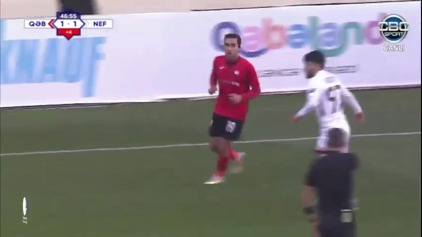 613 Qabala Vs FC Neftci Baku 38 skor gol , skor 1:1