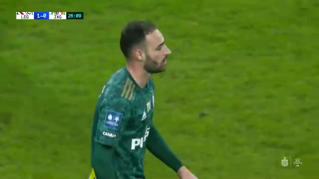 6 Legia Warszawa Vs Zaglebie Lubin 24 skor gol Rafael Guimaraes Lopes, skor 1:0