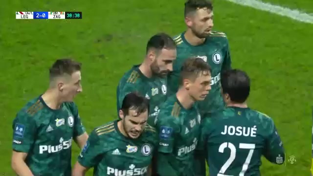 6 Legia Warszawa Vs Zaglebie Lubin 38 skor gol Rafael Guimaraes Lopes, skor 2:0