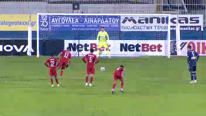 32 Atromitos Athens Vs Olympiakos Piraeus 62 skor gol Youssef El Arabi, skor 0:3