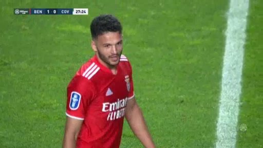 PORLC Benfica Vs SC Covilha Haris Seferovic Goal in 27 min, Score 1:0