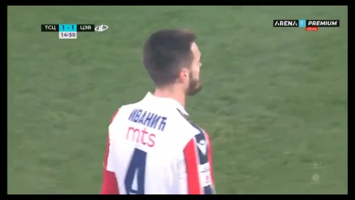 SER D1 Backa Topola Vs Crvena Zvezda Mirko Ivanic Goal in 14 min, Score 1:1