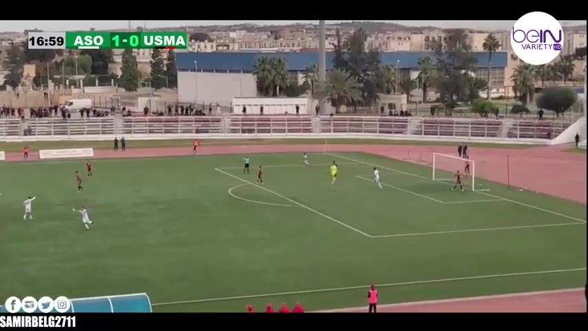 ALG D1 ASO Chlef Vs USM Alger Alili M. Goal in 16 min, Score 2:0