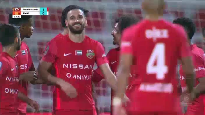 UAE C Al Ahli(UAE) Vs Ajman 33 phút Hamdan Al KamaliVào, ghi bàn 1:0