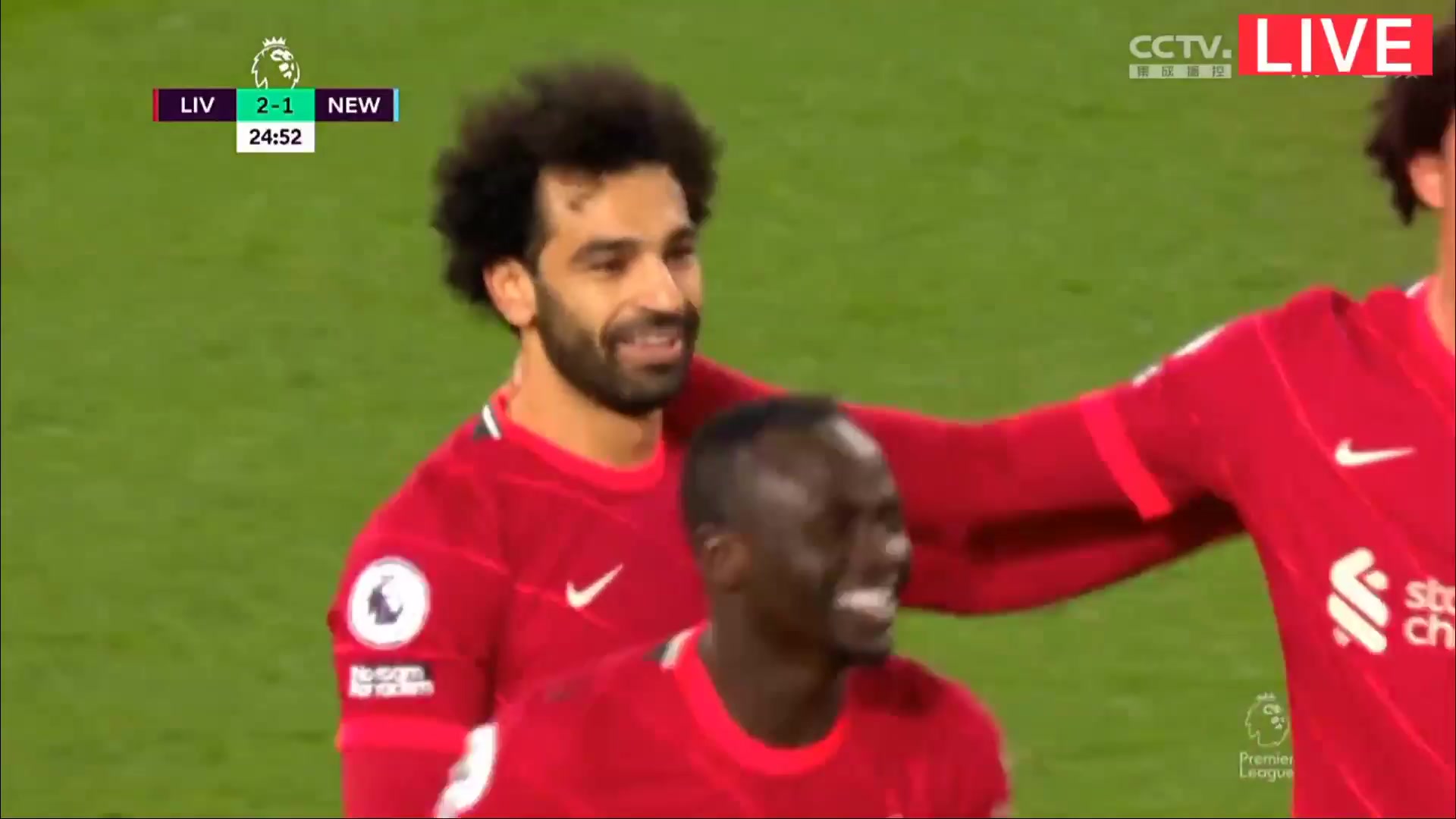 EPL Liverpool Vs Newcastle United Mohamed Salah Ghaly Goal in 23 min, Score 2:1