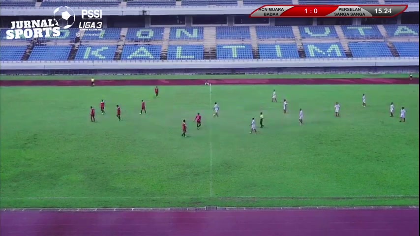 印尼丙 穆阿拉巴達克 Vs 珀爾塞蘭桑加 15分進球,比分1:0