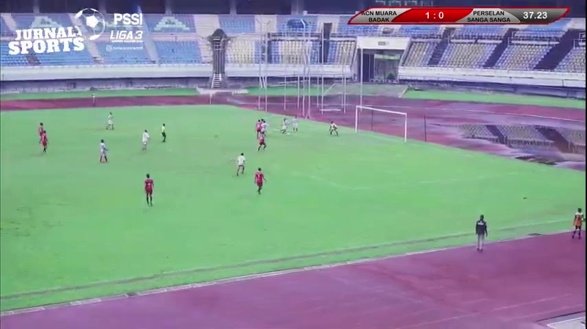 印尼丙 穆阿拉巴達克 Vs 珀爾塞蘭桑加 37分進球,比分2:0