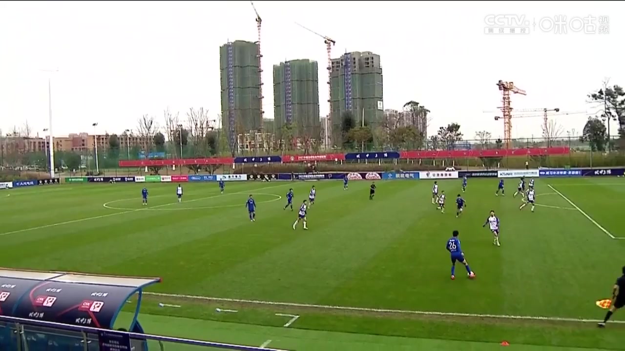 CHA D1 Nanjing City Vs Heilongjiang Lava Spring Rui Li Goal in 42 min, Score 1:1