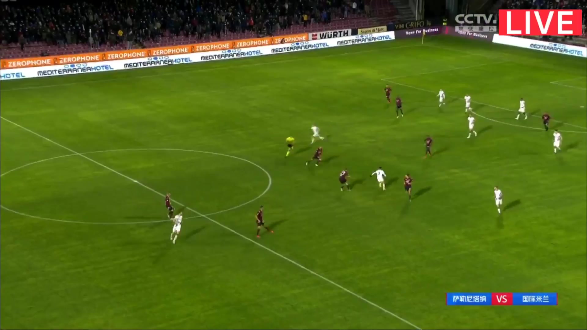 Serie A Salernitana Vs Inter Milan 51 phút Alexis Alejandro SanchezVào, ghi bàn 0:3