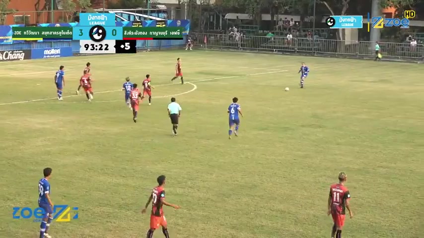 THA L3 Thawiwatthana Vs Singha GB Kanchanaburi  Goal in 94 min, Score 4:0