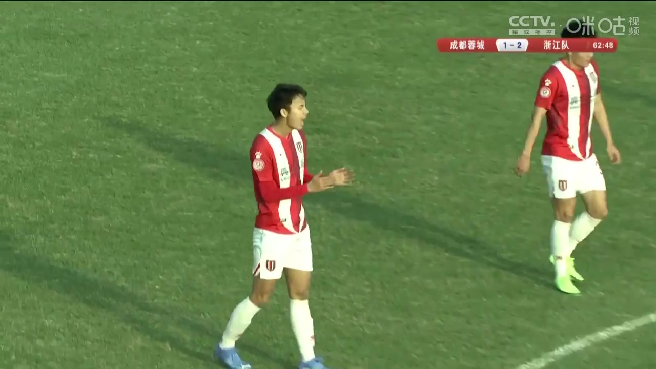 CHA D1 Chengdu Better City FC Vs Zhejiang Greentown 62 ทำประตู Feng Zhuo Yi ประตู, ทำคะแนน 1:2