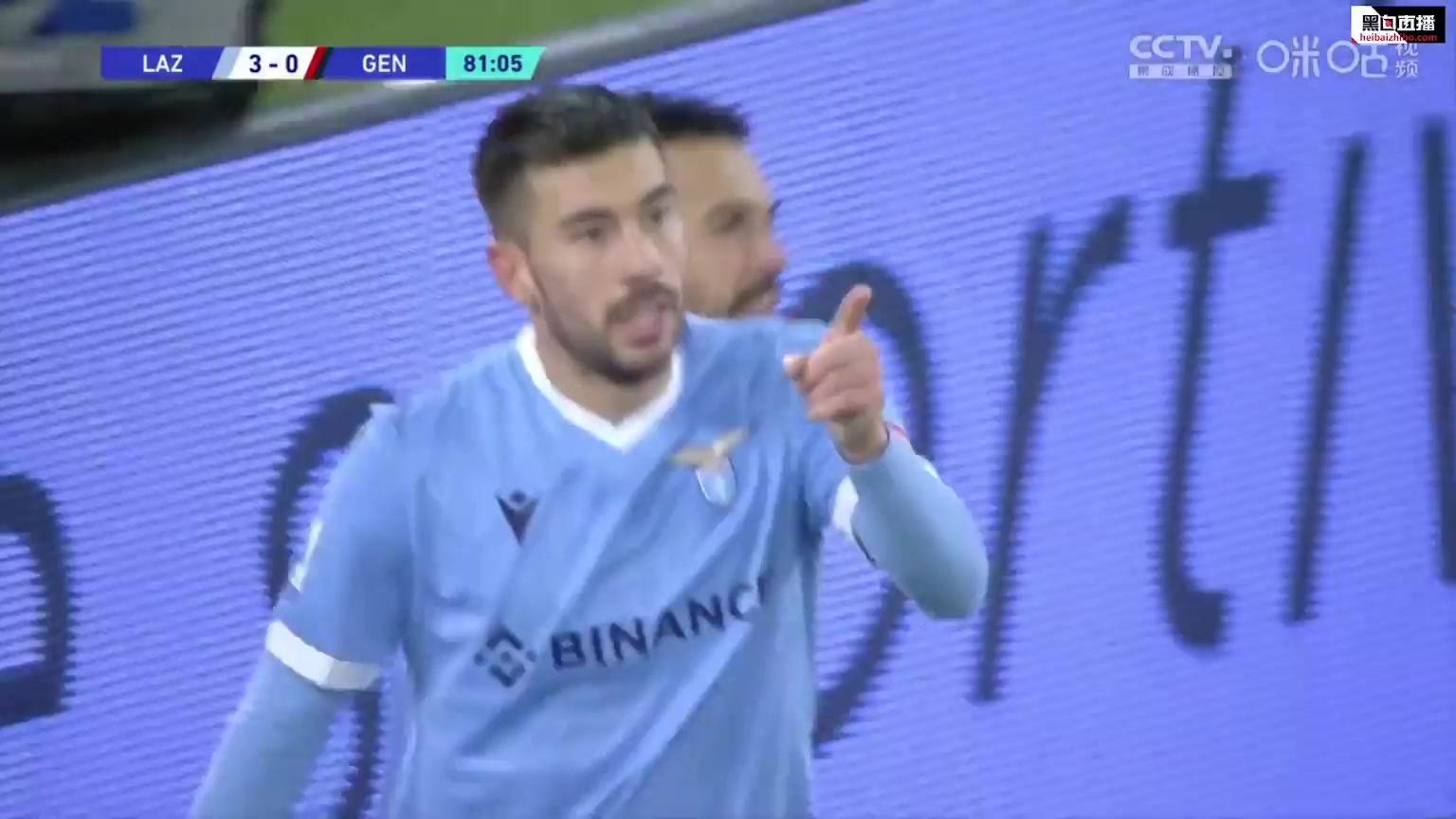 Serie A Lazio Vs Genoa 81 ทำประตู Mattia Zaccagni ประตู, ทำคะแนน 3:0