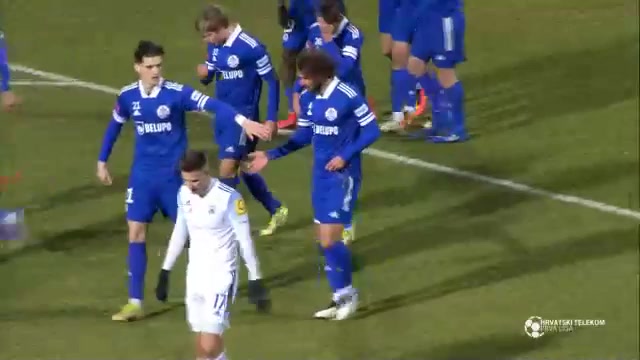 CRO D1 Slaven Koprivnica Vs NK Lokomotiva Zagreb Mario Marina Goal in 77 min, Score 2:1