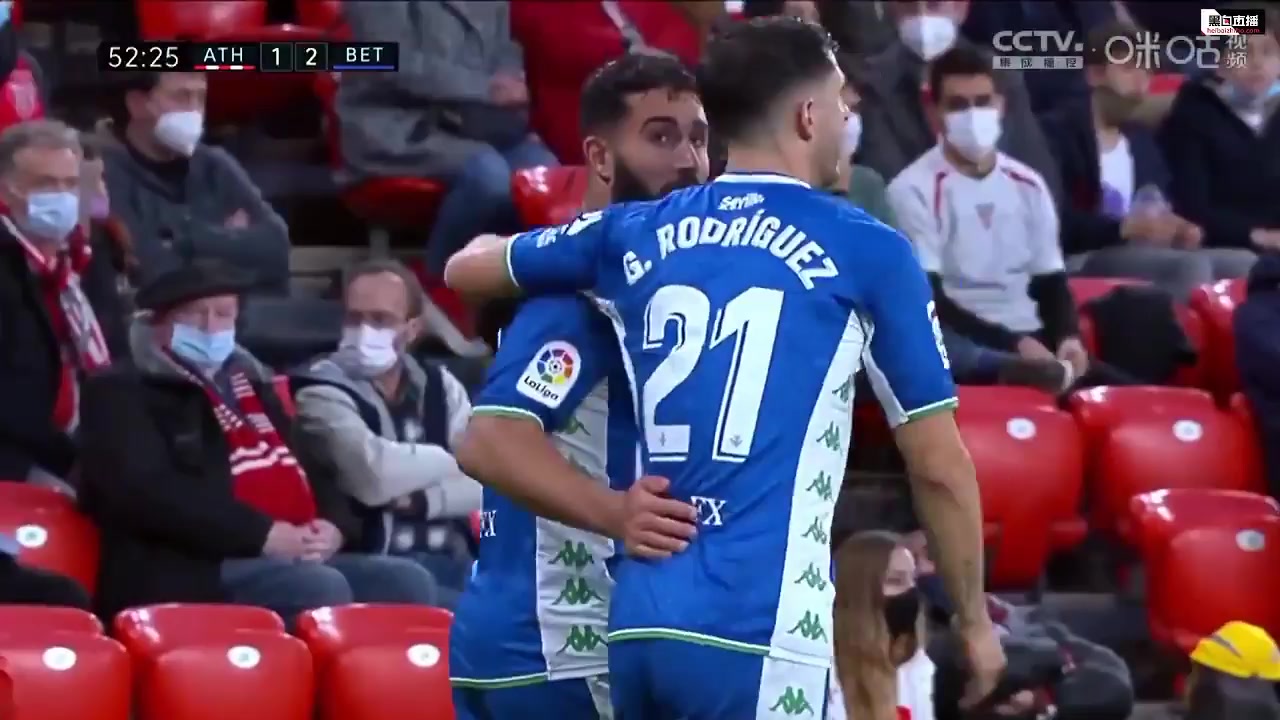 Laliga1 Athletic Bilbao Vs Real Betis 52 phút Nabil FekirVào, ghi bàn 1:2