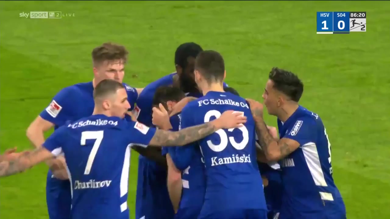 GER D2 Hamburger SV Vs Schalke 04 86 phút Vào, ghi bàn 1:1