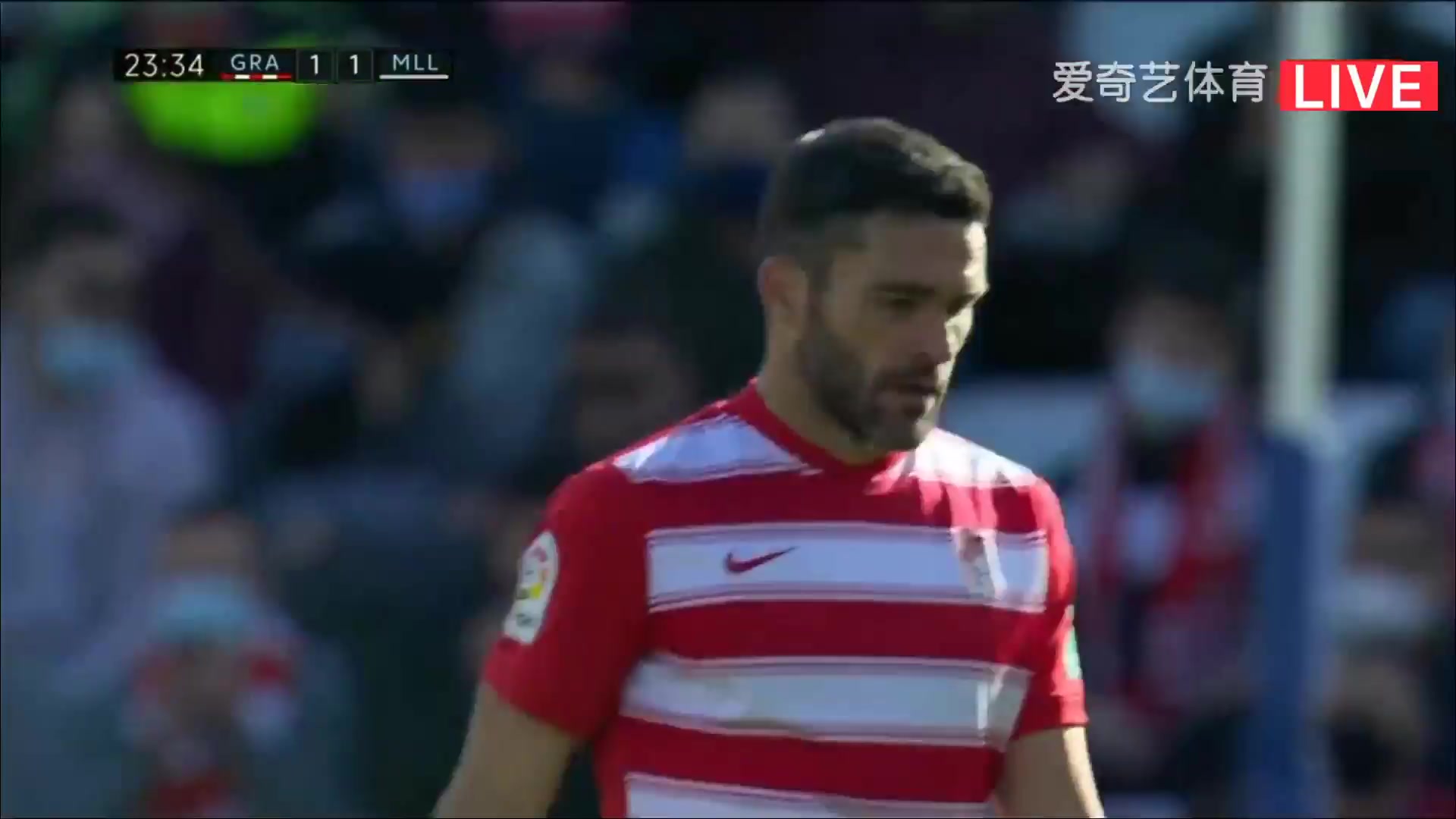 Laliga1 Granada CF Vs Mallorca 23 phút Daniel Jose Rodriguez VazquezVào, ghi bàn 1:1