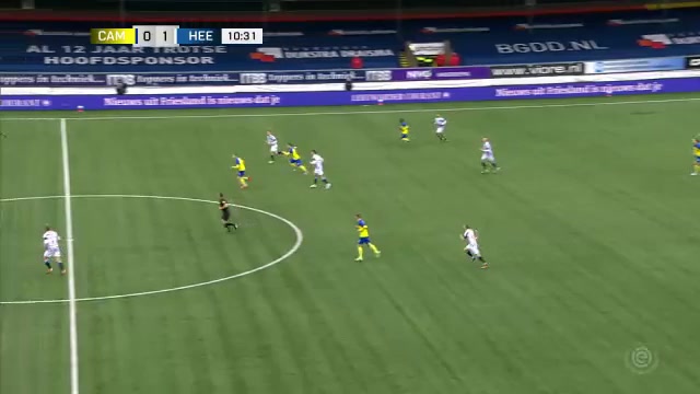 HOL D1 SC Cambuur Vs SC Heerenveen Henk Veerman Goal in 9 min, Score 0:1