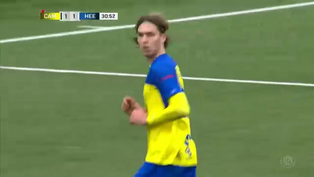 HOL D1 SC Cambuur Vs SC Heerenveen Roberts Uldrikis Goal in 30 min, Score 1:1