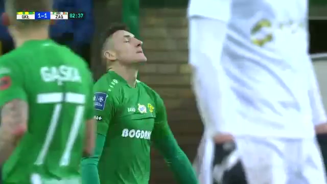 POL PR Gornik Leczna Vs Zaglebie Lubin Przemyslaw Banaszak Goal in 83 min, Score 1:1