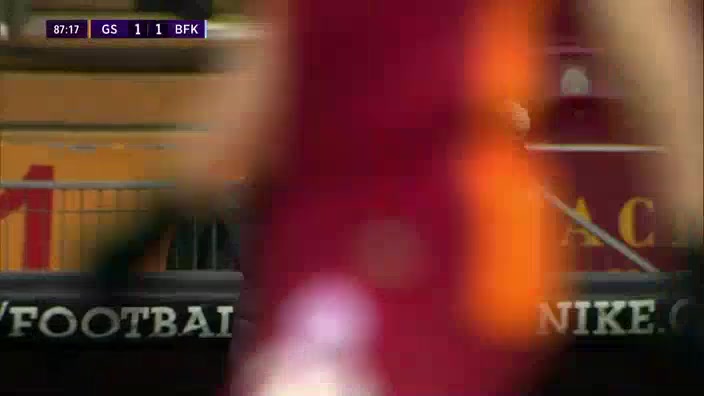 TUR D1 Galatasaray Vs Istanbul Basaksehir Mostafa Mohamed Ahmed Abdalla Goal in 89 min, Score 1:1