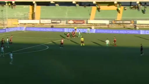 ITA C1 Avellino Vs Foggia Maniero Goal in 52 min, Score 1:0