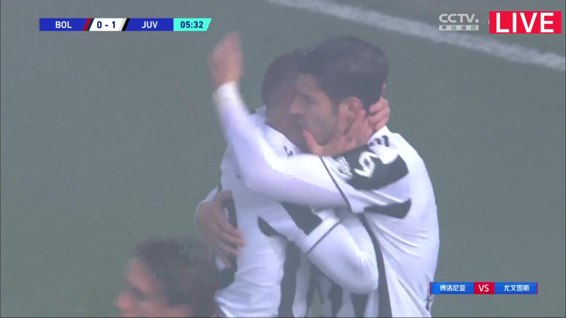 Serie A Bologna Vs Juventus Alvaro Morata Goal in 5 min, Score 0:1