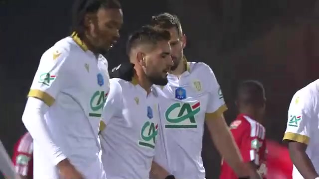 FRAC Cholet So Vs Nice 63 phút Andy DelortVào, ghi bàn 0:1