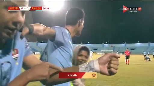 EGY D1 Ghazl El Mahallah Vs NBE SC 25 ทำประตู Yehia Hamed ประตู, ทำคะแนน 1:0