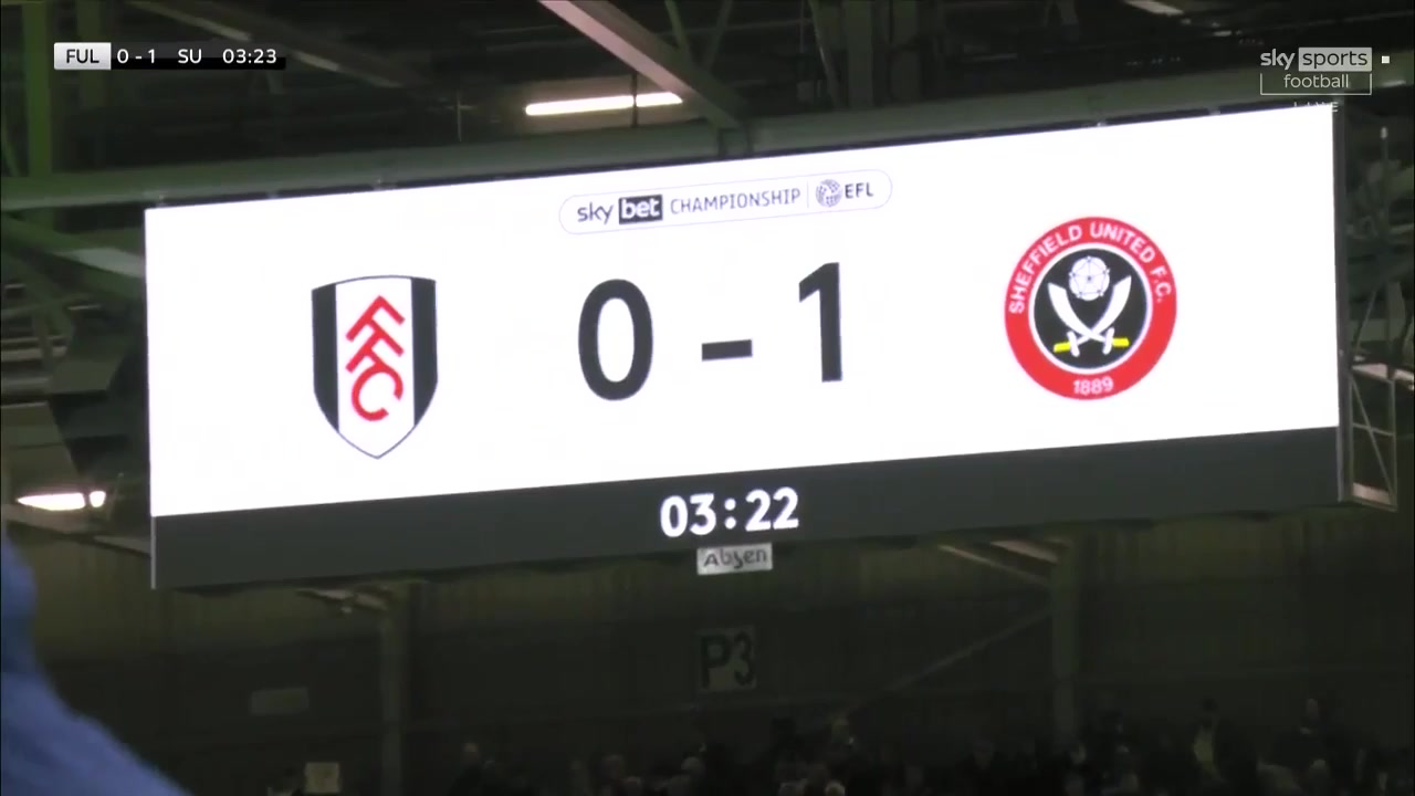 ENG LCH Fulham Vs Sheffield United 3 phút Iliman NdiayeVào, ghi bàn 0:1