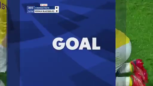 ISL Chennai Titans Vs Kerala Blasters FC Sahal Abdul Samad Goal in 37 min, Score 0:2