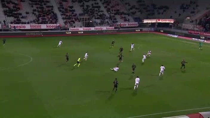 12 Nancy Vs Dijon 22 skor gol Mihai Alexandru Dobre, skor 0:1