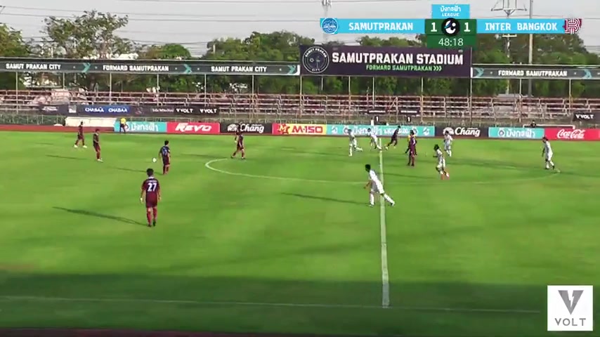 THA L3 Samut Prakan FC Vs Inter Bangkok  Goal in 48 min, Score 1:1