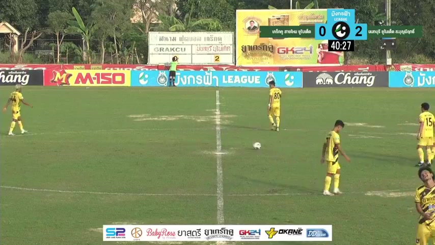 THA L3 Grakcu Sai Mai United Vs Nonthaburi United  Goal in 40 min, Score 1:2