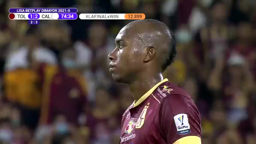 COL D1 Deportes Tolima Vs Deportivo Cali 74 phút Harold Fabian Preciado VillarrealVào, ghi bàn 1:2