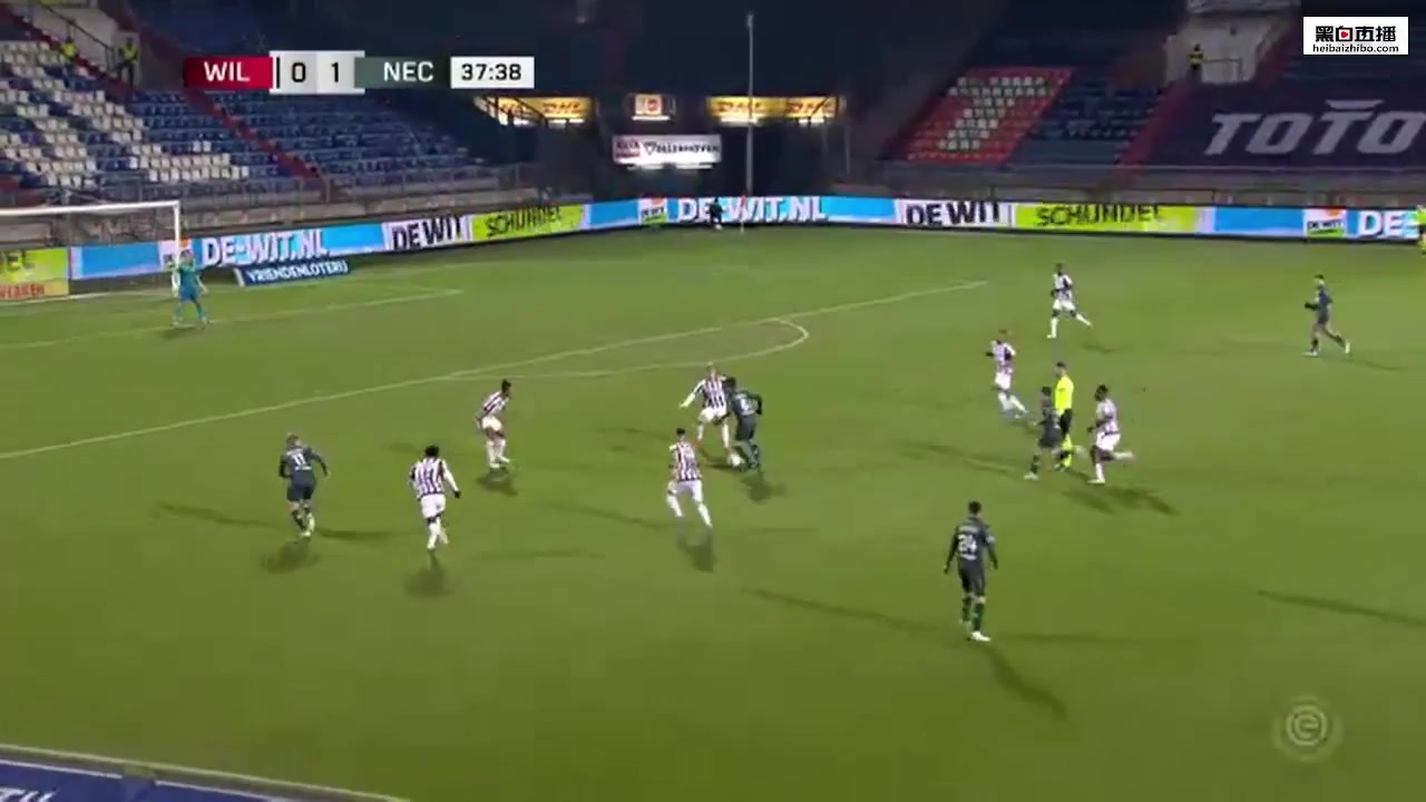 HOL D1 Willem II Vs NEC Nijmegen Magnus Mattsson Goal in 37 min, Score 0:1