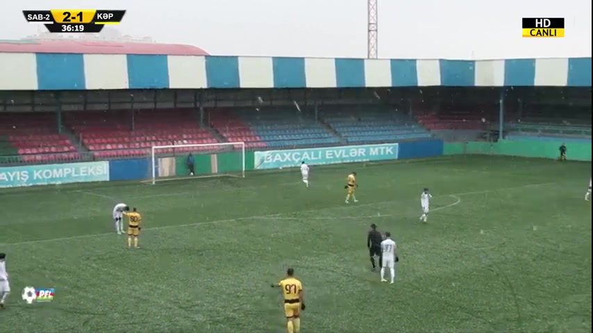 AZE D2 Sabah II Vs FK Kapaz Ganca Tural Rzayev Goal in 37 min, Score 2:1