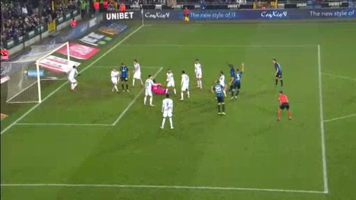 BEL Cup Club Brugge Vs Oud Heverlee Eder Fabian Alvarez Balanta Goal in 45+ min, Score 2:0