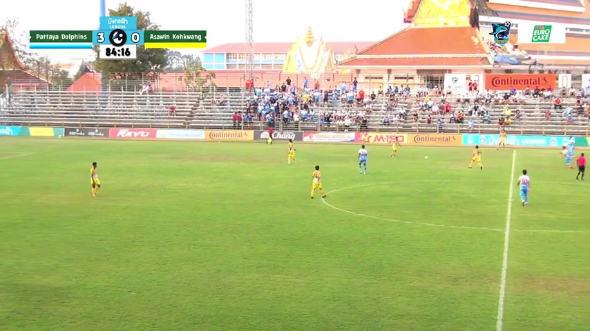 THA L3 Pattaya Dolphins Utd Vs Kohkwang  Goal in 85 min, Score 3:0