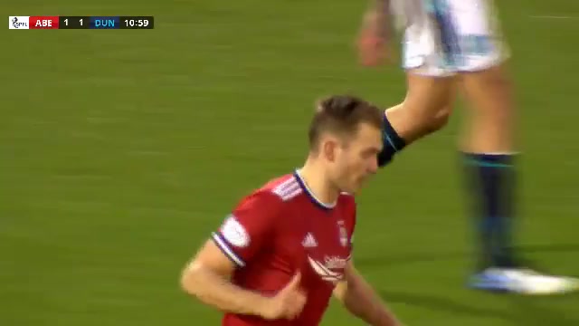 SCO PR Aberdeen Vs Dundee Ryan Hedges Goal in 11 min, Score 0:2