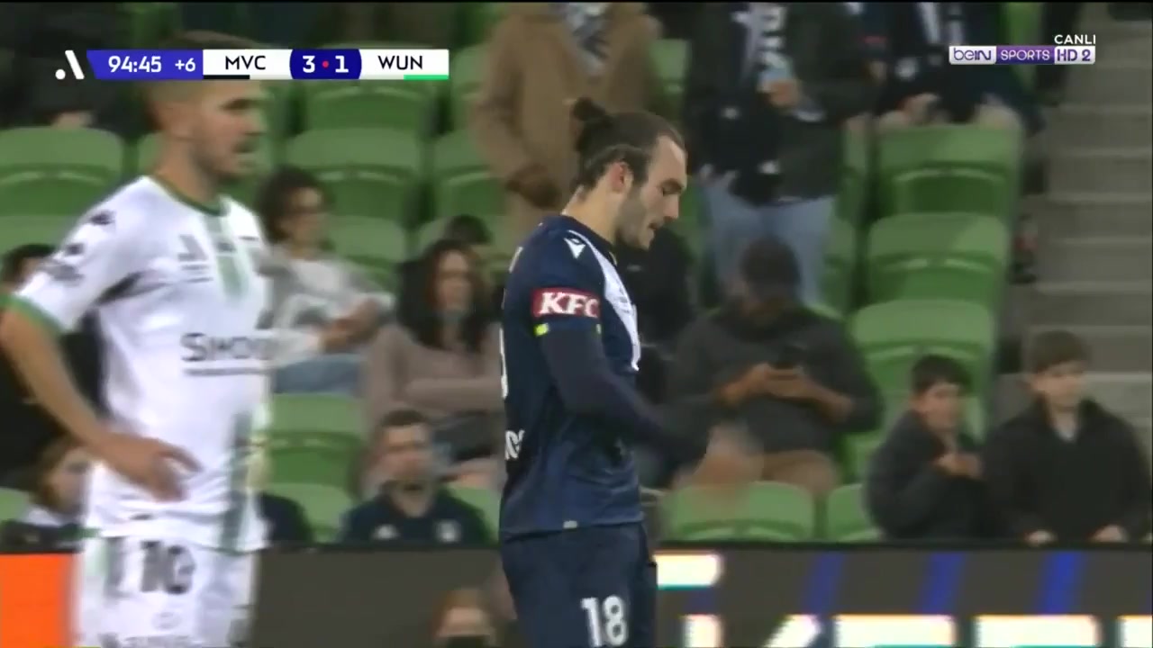 AUS D1 Melbourne Victory Vs Western United FC 93 phút Nicholas DAgostinoVào, ghi bàn 3:1