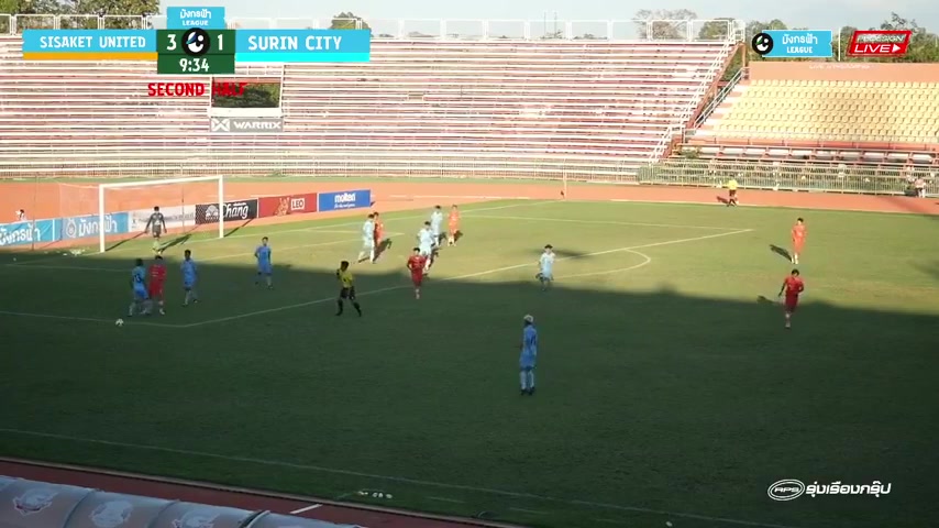 THA L3 Sisaket United Vs Surin FC  Goal in 55 min, Score 4:1