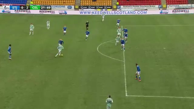 SCO PR Saint Johnstone Vs Celtic FC Liel Abada Goal in 21 min, Score 0:2