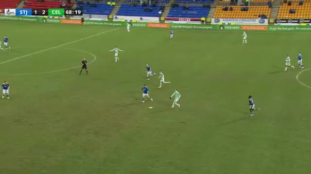 SCO PR Saint Johnstone Vs Celtic FC Christopher Kane Goal in 68 min, Score 1:2