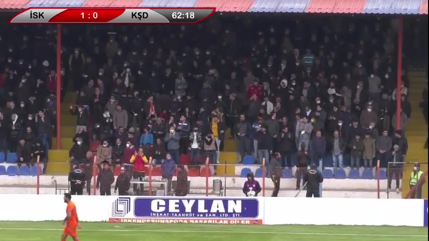 TUR 3B Iskenderun FK Vs Kusadasispor Enes Soy Goal in 62 min, Score 2:0