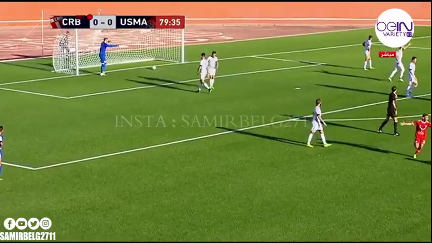 ALG D1 CR Belouizdad Vs USM Alger 79 ทำประตู  ประตู, ทำคะแนน 1:0