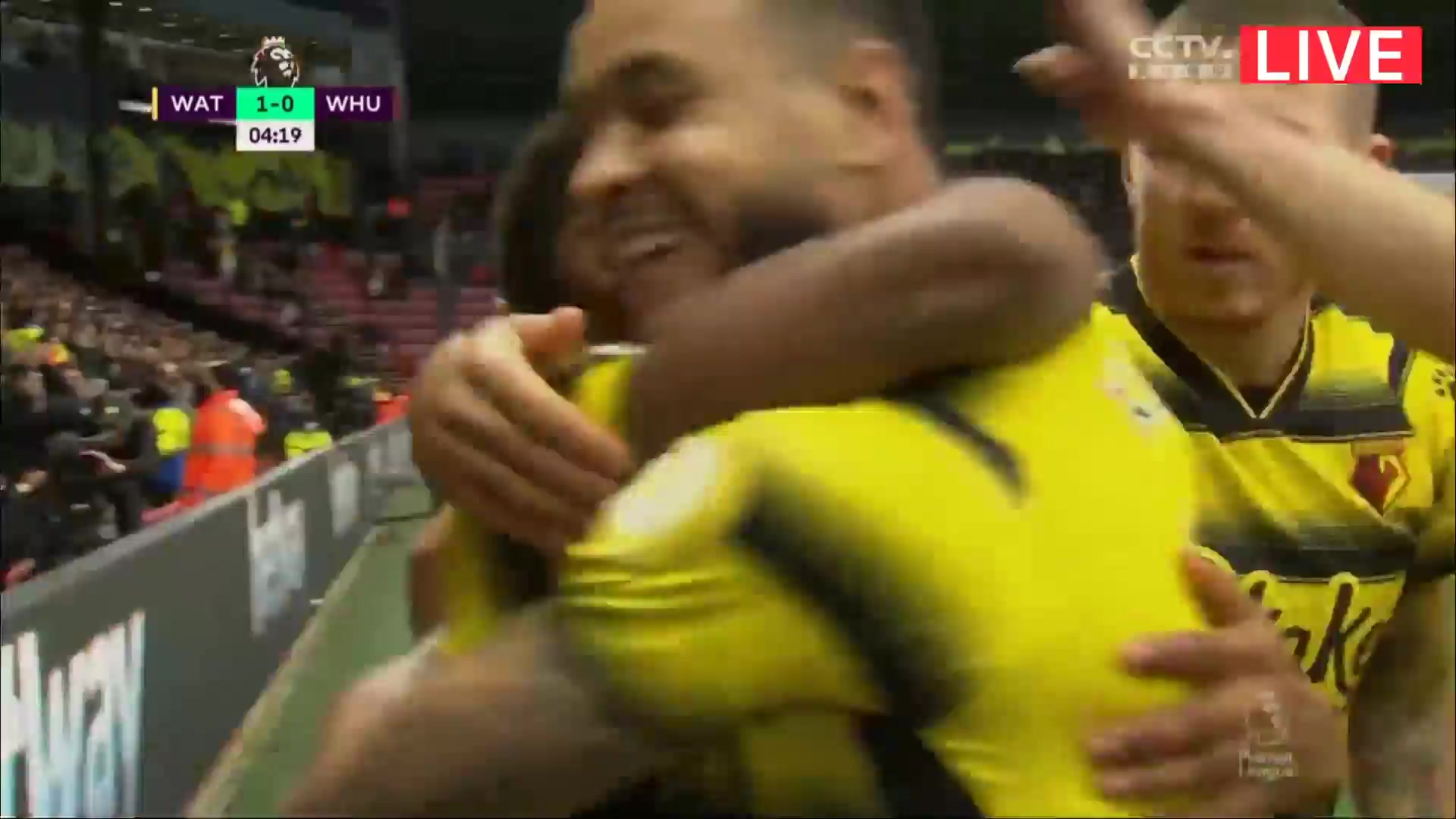 EPL Watford Vs West Ham United 3 ทำประตู Emmanuel Bonaventure Dennis ประตู, ทำคะแนน 1:0