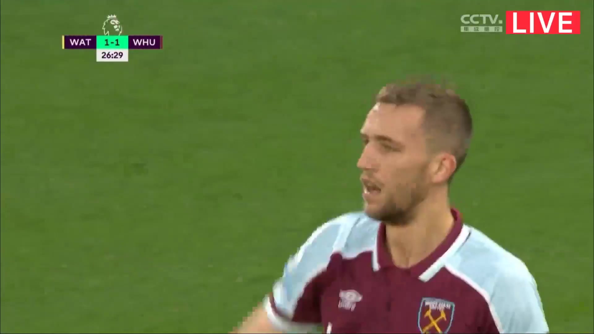 EPL Watford Vs West Ham United 25 ทำประตู  ประตู, ทำคะแนน 1:1