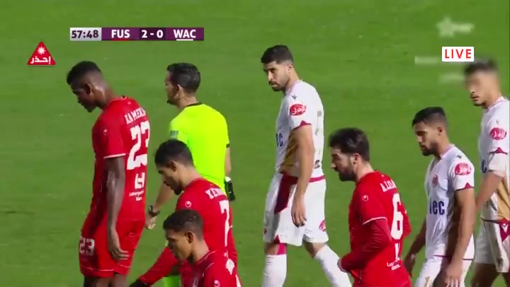 MAR D1 Union Touarga Sport Rabat Vs Wydad Casablanca Reda Hajhouj Goal in 58 min, Score 2:0