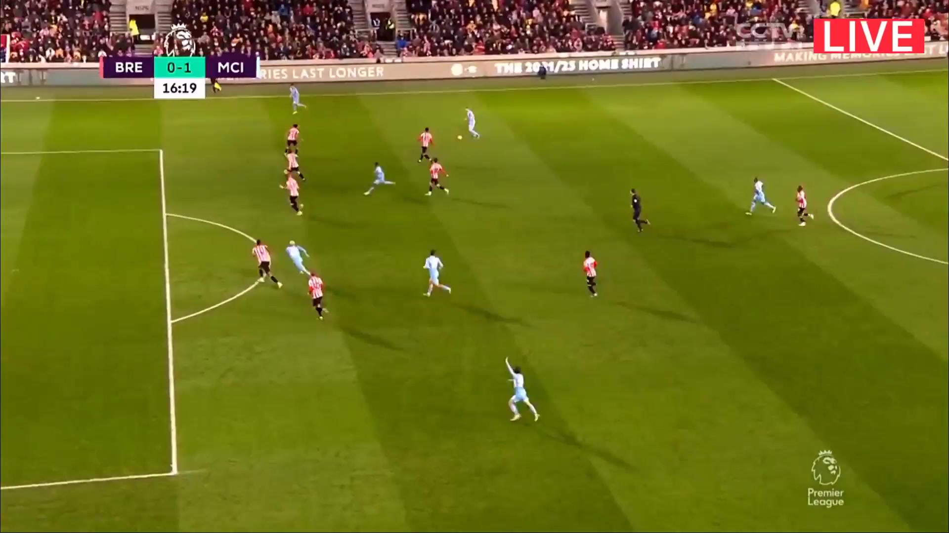 EPL Brentford Vs Manchester City 15 phút Phil FodenVào, ghi bàn 0:1