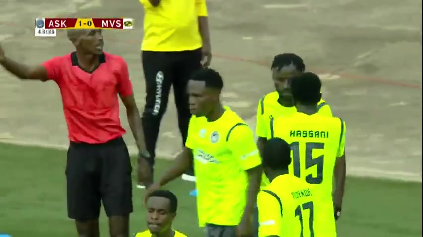 RWA D1 AS Kigali Vs Mukura Victory Sports Tshabalala S. Goal in 43 min, Score 1:0